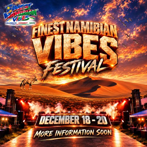 Finest Namibian Vibes Festival brand teaser artwork